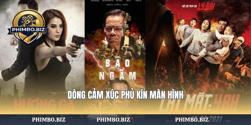 Dòng cảm xúc phủ kín màn hình