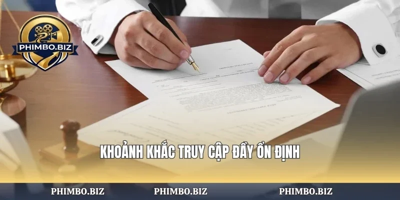 Khoảnh khắc truy cập đầy ổn định