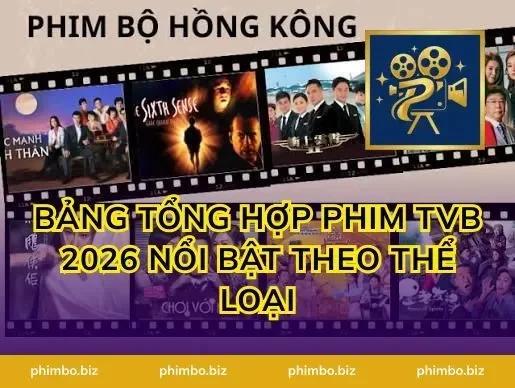 Bảng Tổng Hợp Phim TVB 2026 Nổi Bật Theo Thể Loại
